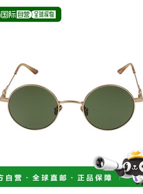 1h可退 香港直邮Valentino 华伦天奴 女士 Eyewear 圓框太陽眼鏡