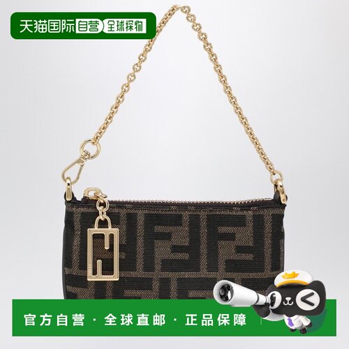 1h可退 香港直邮FENDI 女士手提包 8M0535A98PF1GL7 SS2026 绿色