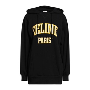 舒适时尚 香港直邮Celine black黑色 连帽运动衫 思琳 女士
