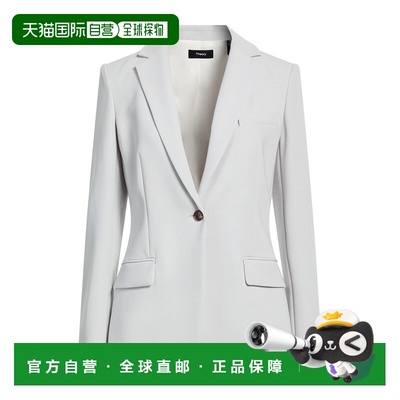 1h可退 香港直邮THEORY 希尔瑞 女士 西装外套 grey灰色 舒适时尚