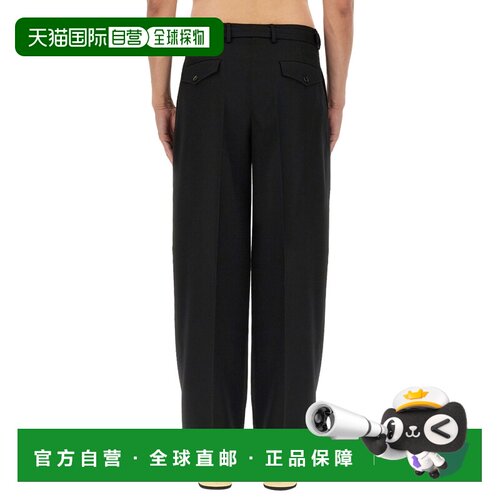 1h可退 香港直邮LANVIN 男士休闲裤 RMTR00044885E2310 SS2023 黑