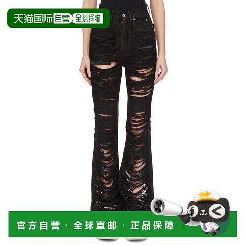 香港直邮RICK OWENS DRKSHDW 女士牛仔裤 DS02F6311BBSH09喇叭裤