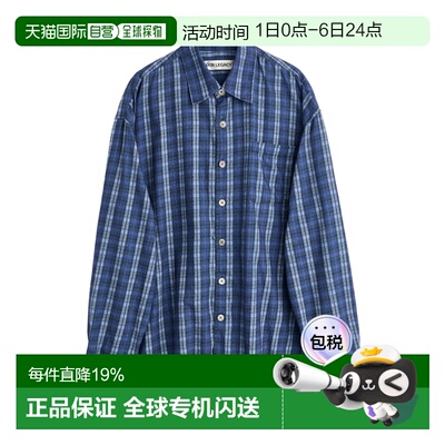 1h可退 香港直邮Our Legacy 格纹衬衫 M2262BCP长袖