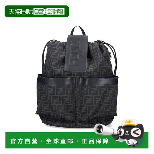 香港直邮Fendi 芬迪 男士 Bags Black 包袋 7VZ070AG0M背包皮质