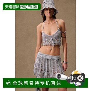 香港直邮Rabanne for 1h可退 女士 上衣 FWRD 卢勒克斯钩花文胸式