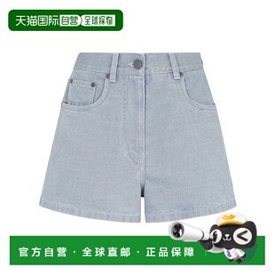 香港直邮Fendi FLP861ASMB 腰带环牛仔短裤