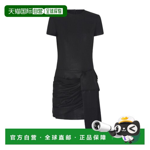 1h可退 香港直邮PINKO 女士T恤 106143A305Z99 AW2025 黑色 短袖