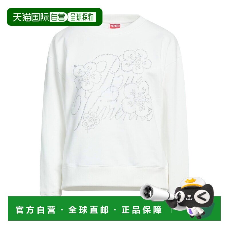 香港直邮kenzo 高田贤三 女士 运动衫 white白色 舒适时尚卫衣