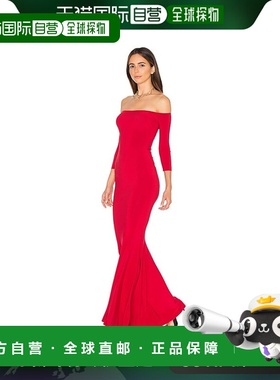 1h可退 香港直邮NORMA KAMALI 诺玛 卡玛丽 女士 露肩鱼尾礼服 KK