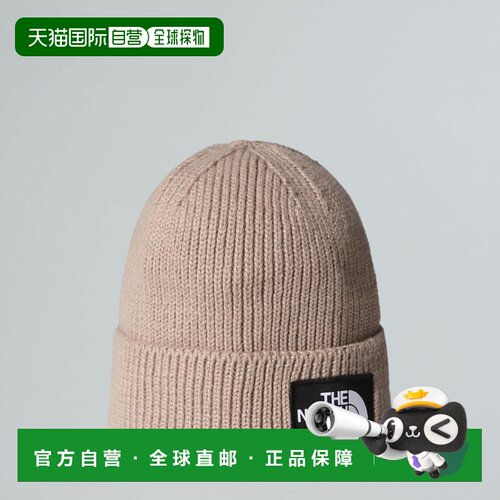 自营欧洲直邮The North Face北面 聚酯纤维徽标方框翻边帽男女同