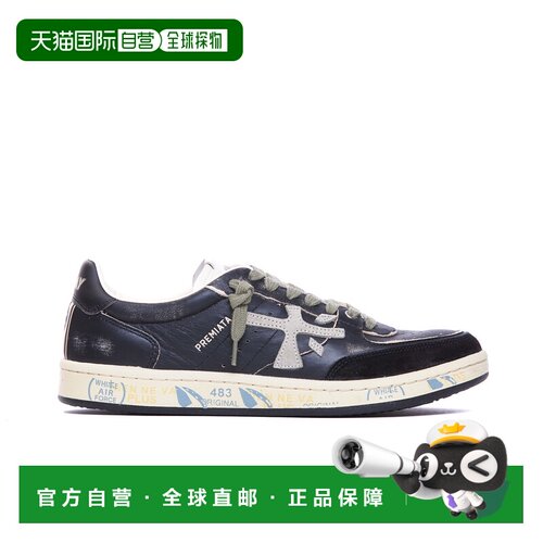 1h可退 香港直邮PREMIATA 男士运动鞋 BSKTCLAY6909 CO 蓝色 系带