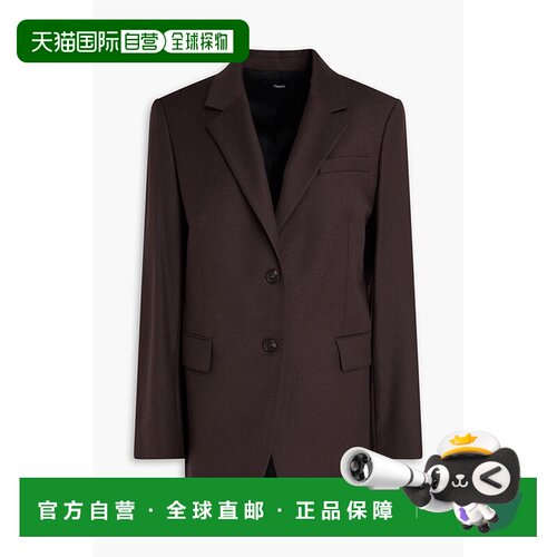 1h可退 香港直邮THEORY 希尔瑞 女士 羊毛法兰绒西装外套 P080110