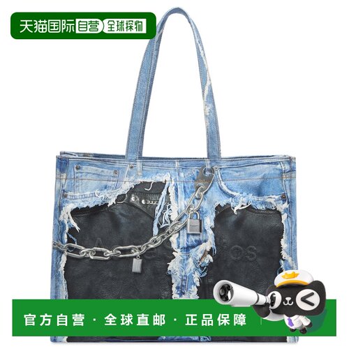 1h可退 香港直邮Acne Studios 艾克妮 女士 牛仔印花手提袋 C1027