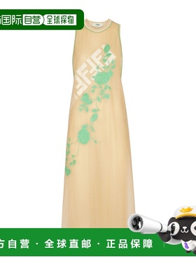 香港直邮Fendi 无袖连衣裙 FDC602ANQ3针织挂脖