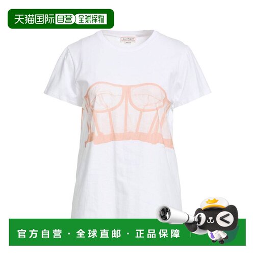 香港直邮mcqueen亚历山大 麦昆T女士T恤 【付后1h可退】