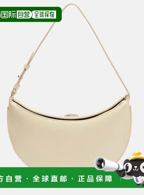 1h可退 香港直邮Jacquemus 女士 Ovalo 小号皮革肩包 yellow黄色