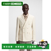 Boss雨果BOSS CAMEL 男士 自营欧洲直邮Hugo 白色棉质西服新款 外套
