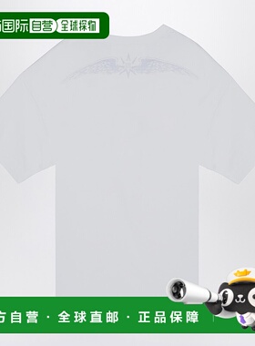 1h可退 香港直邮Givenchy 纪梵希 男士 白色棉质翅膀形T恤 BM71JA