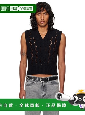 1h可退 香港直邮Our Legacy 男士 黑色 Cable Michigan 马甲 M424