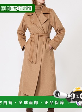 自营欧洲直邮MAX MARA经典女士驼色Manuela休闲奢华大衣