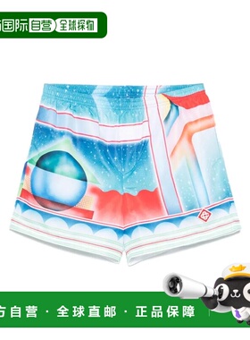 1h可退 香港直邮Casablanca 男士 印花泳裤 MPF25TR03202