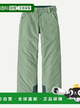欧洲直邮PATAGONIA 儿童Powder Town裤子滑雪裤