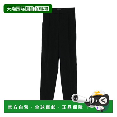 1h可退 Emporio Armani 褶裥休闲裤 EW003517TE10419直筒裤