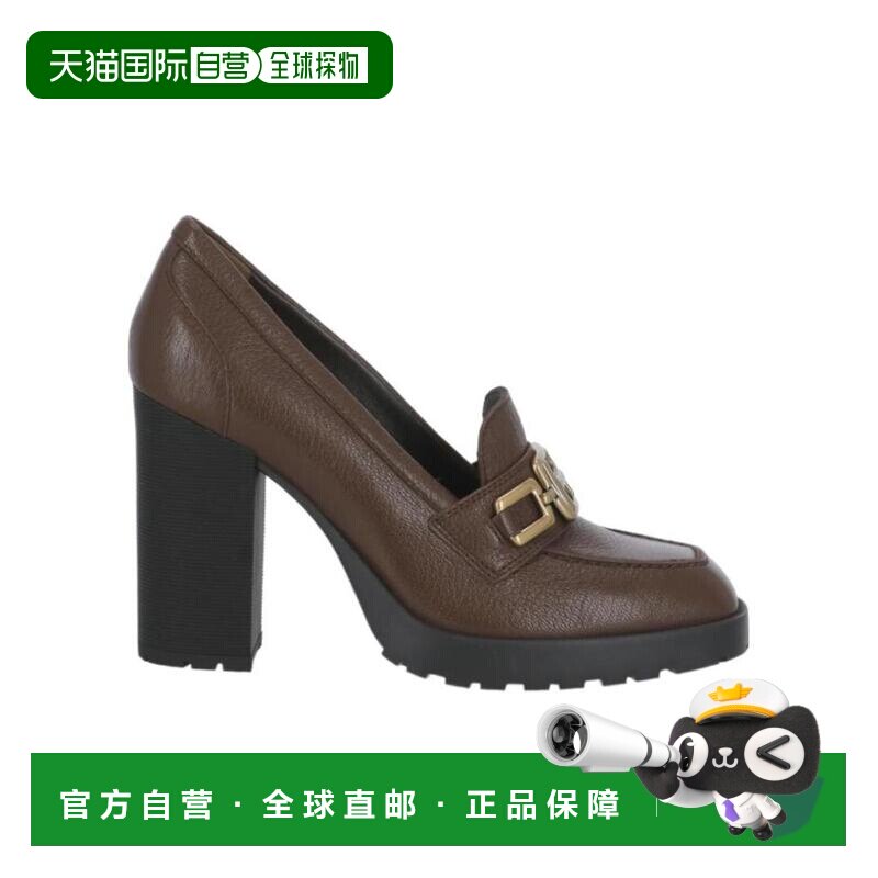 香港直邮Hogan 徽标高跟乐福鞋 HXW6230EO50RXQ高跟鞋一脚蹬