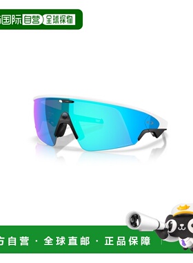 自营欧洲直邮Oakley Meta白色/蓝色O Matter塑料智能太阳眼镜男女
