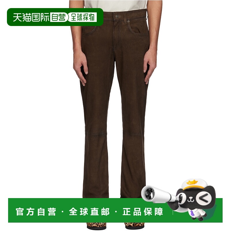 香港直邮Isabel Marant 腰带袢休闲裤 PA0469HHC2B01H