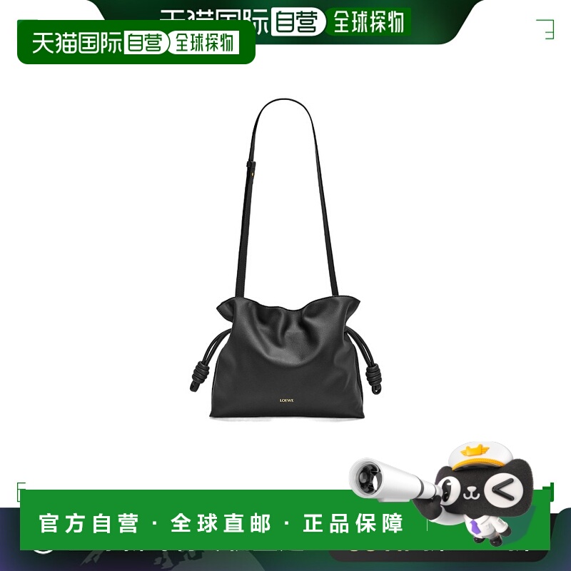 香港直邮LOEWE 罗意威 女士 中号Flamenco抽绳单肩包 A411FC1XBF