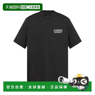 1h可退 香港直邮AMIRI 男士 短袖T恤 AMJYTE1075 black黑色 舒适