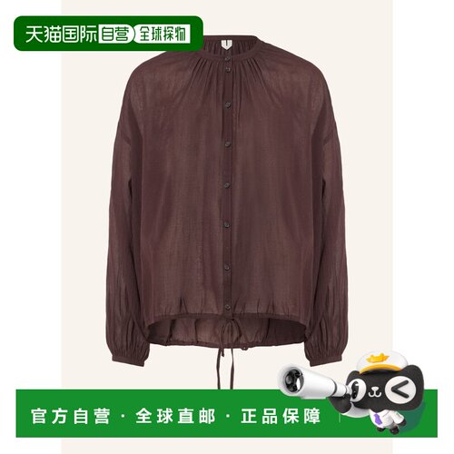 1h可退 香港直邮ARKET 女士衬衫 100324058015001 CO 深棕色 Blou