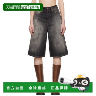 1h可退 香港直邮Acne Studios 艾克妮 女士 黑色 Loose Fit 牛仔