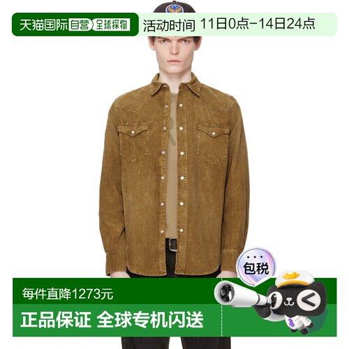 香港直邮ralph lauren rrl 拉夫 劳伦RRL 男士 黄褐色 Slim Fit C