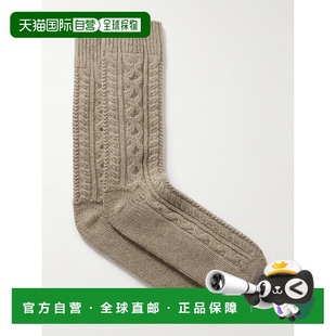 香港直邮Loro Eyre Piana 女士 粗线针织羊绒袜 诺悠翩雅 1h可退