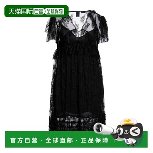 1h可退 香港直邮Pinko 品高 女士 短款连衣裙 black黑色 舒适时尚