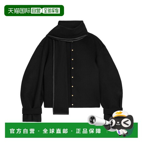 1h可退 Celine 羊毛围巾外套 RV13S998K.