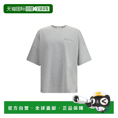 1h可退 香港直邮ALEXANDER MCQUEEN 男士T恤 828434QTADE0582 AW2