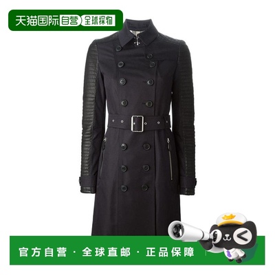 香港直邮Burberry 双排扣风衣 39551421博柏利大衣保暖 高级感