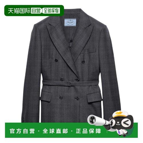 1h可退 香港直邮PRADA 女士西服 P595PH1N01SOOOF0308 SS2026 灰