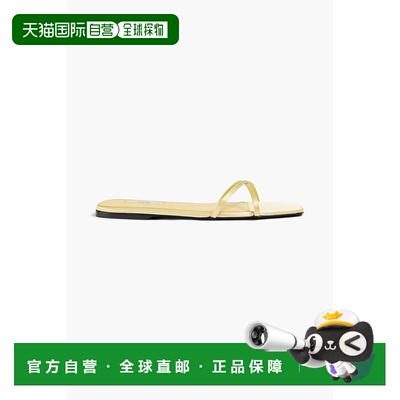 香港直邮toteme 女士 绸缎凉鞋 253WAS0242FB0227267PALEYELLOW