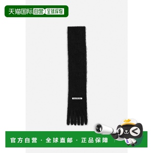 欧洲直邮ACNE (2025) 带标志的薄围巾羊毛