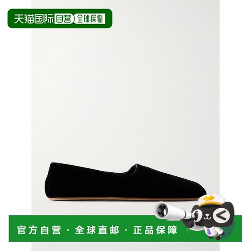 美国直邮The Row 女士 Ponti 天鹅绒便鞋 F1782W2【付后1h可退】