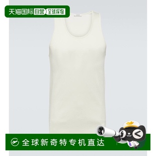 香港直邮Lemaire 004068 男士 罗纹针织棉质针织背心上衣