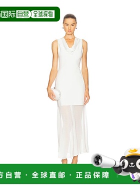 1h可退 香港直邮Simkhai 女士 Xena 挂脖连衣裙 4251142K性感