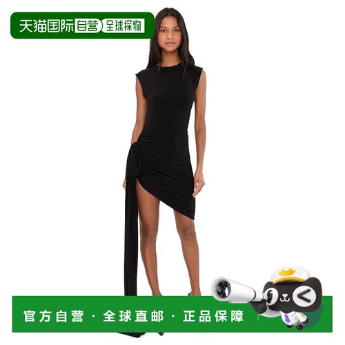 1h可退 美国直邮NORMA KAMALI 诺玛 卡玛丽 女士 无袖单肩垂褶迷
