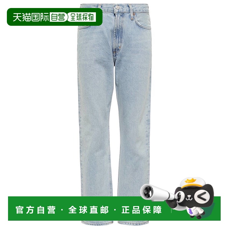 1h可退 香港直邮AGOLDE 女士 Mia 中腰直筒牛仔裤 blue蓝色 舒适