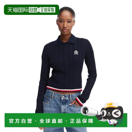 香港直邮TOMMY HILFIGER 女士针织衫 DW0DW22933C1G支付后1h可退