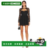 Portrait 女士 打结领连衣裙 香港直邮Self AW23002SBB女装 迷你